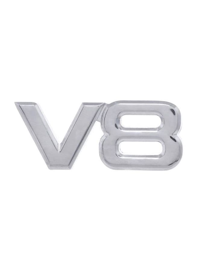 Toyota V.8 Car Emblem Sticker