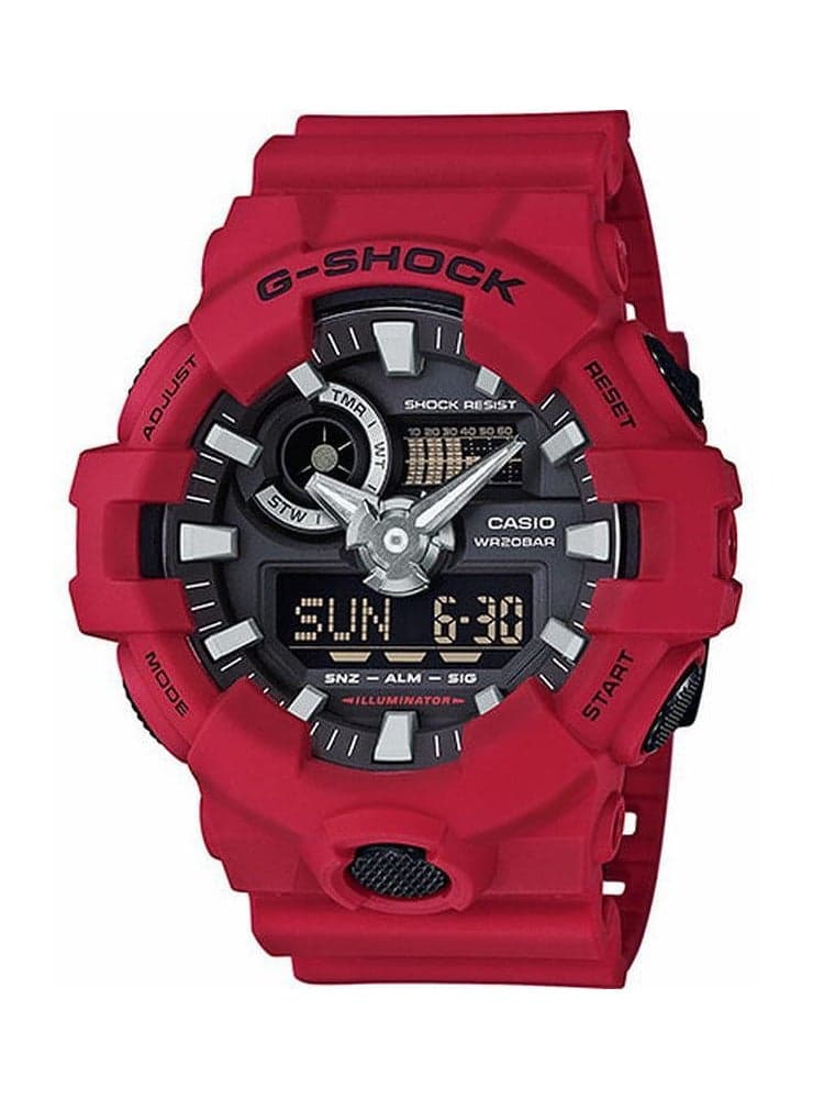 Men's Men's Resin Analog-Digital Watch GA-700-4A - 53.4 mm