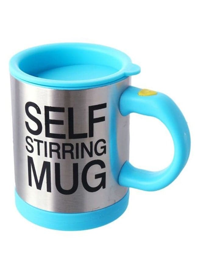 Self Stirring Mug Blue/Silver