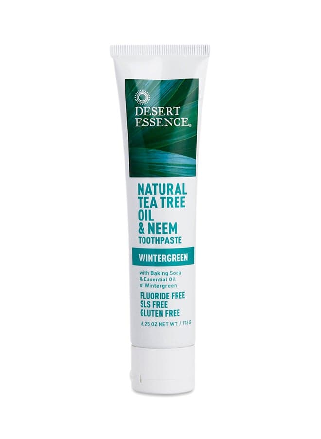Natural Tea Tree Oil & Neem Toothpaste