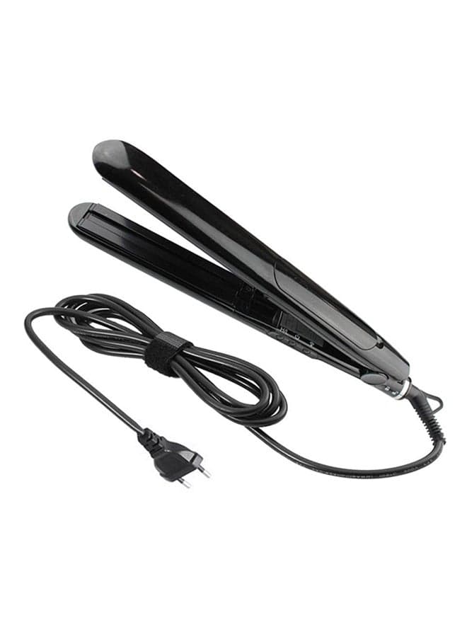 Board Steam Hair Curling Straightener Black