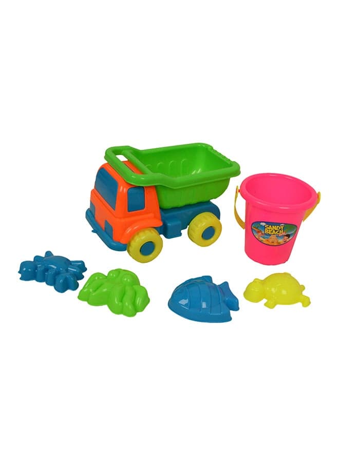 6 Piece Sand Truck Set