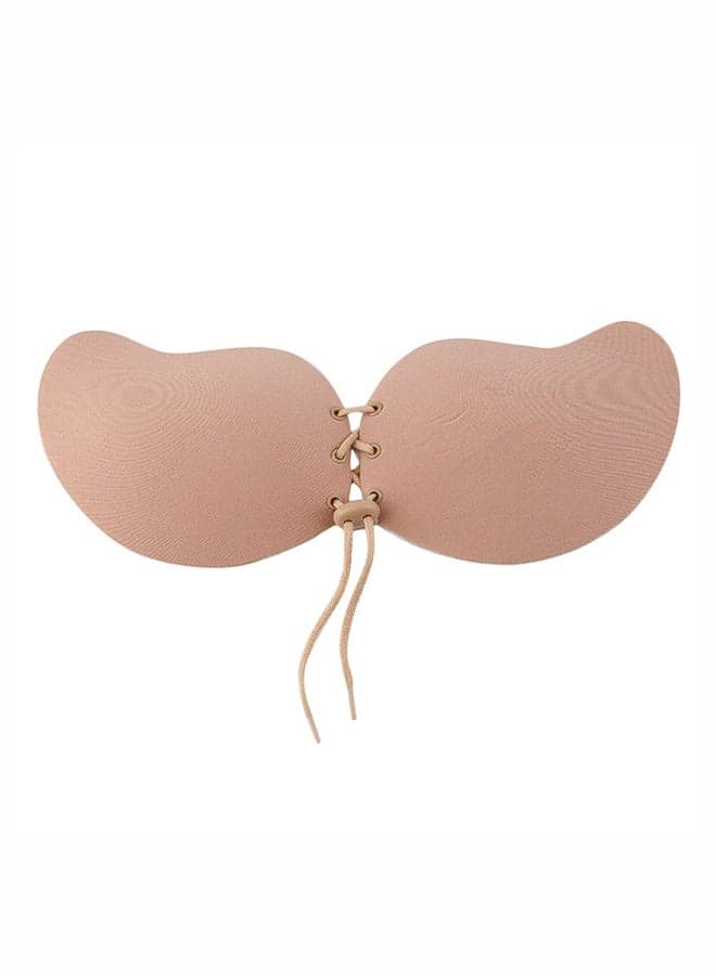 Strapless Instant Breast Lift Push Up Bra Skin Colour