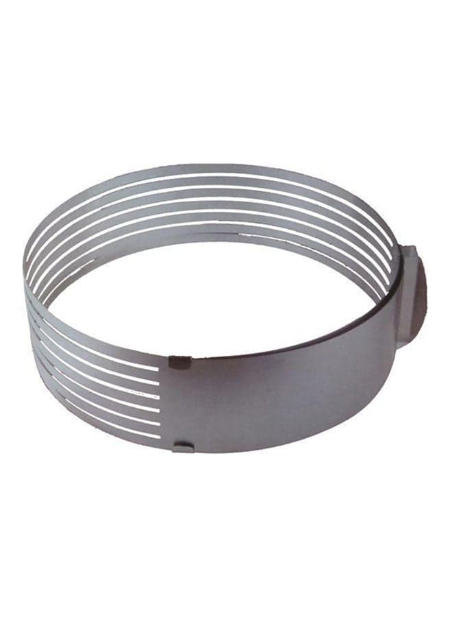 Stainless Steel Slicing Ring Cake Mould Silver