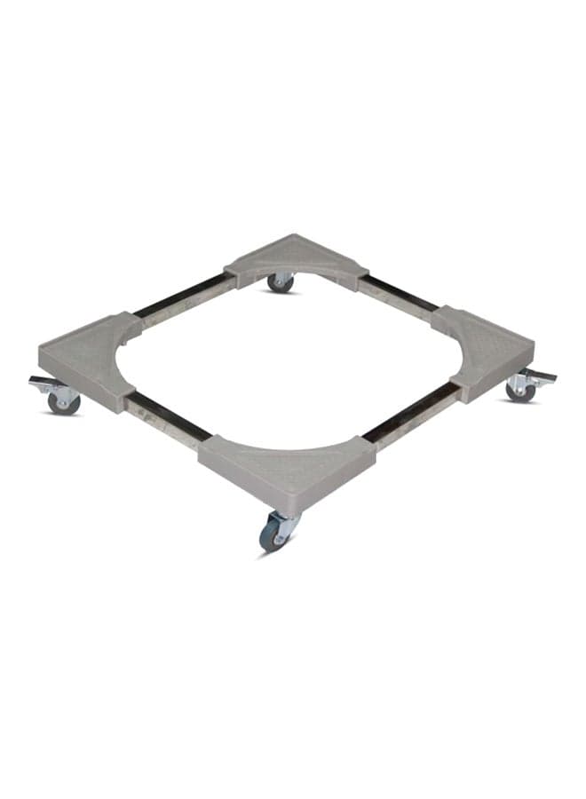 Washing Machine And Refrigerator Stand Grey/Black 53 to 70cm adjustable lengthcentimeter