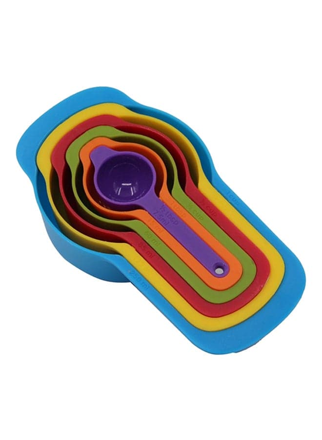 6-Piece Measuring Cup and Spoon Set Multicolour Standard