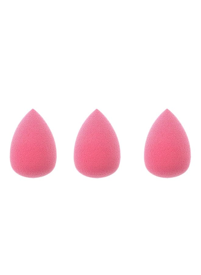 3-Piece Makeup Blender Sponge Pink