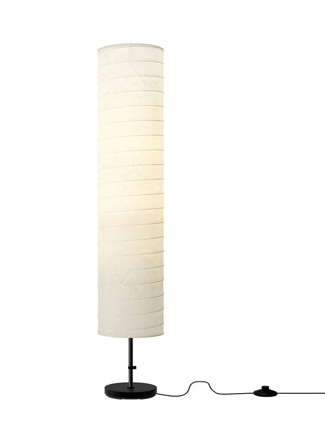 Cylindrical Floor Lamp White 24x8x30cm