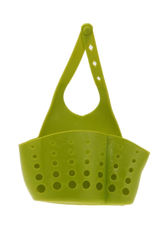Adjustable Kitchen Sink Storage Bag Green