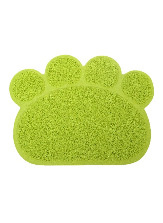 Cat Paw Bathing Mat Green 40x30centimeter