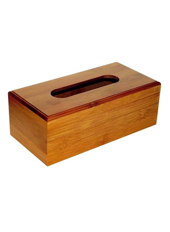 Wooden Tissue Box Brown 8x11x33centimeter
