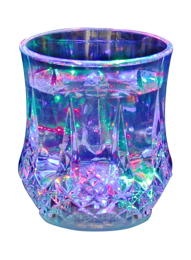 Inductive LED Color Changing Glass Rainbow 7x9x7cm