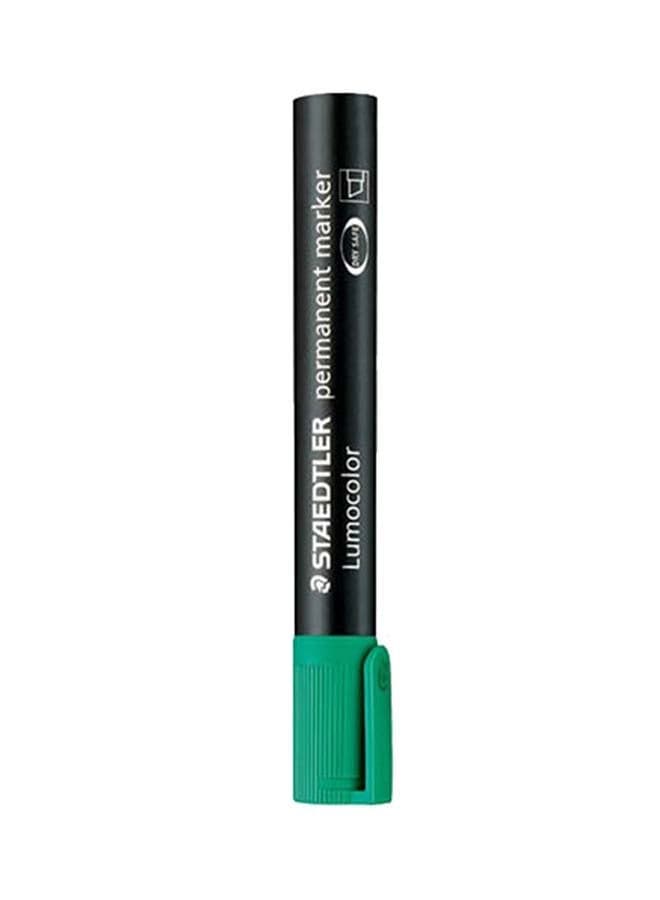 10-Piece Lumocolor Permanent Marker Set Green/Black