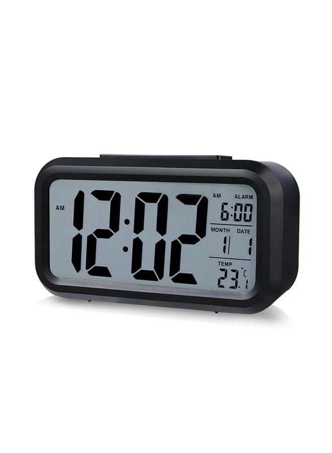 LED Digital Electronic Alarm Clock Black 130 x 72 x 44cm
