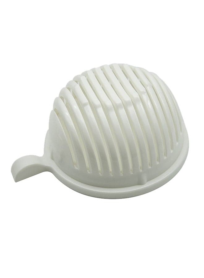 Salad Maker And Cutter Bowl White 22.5x18x10cm