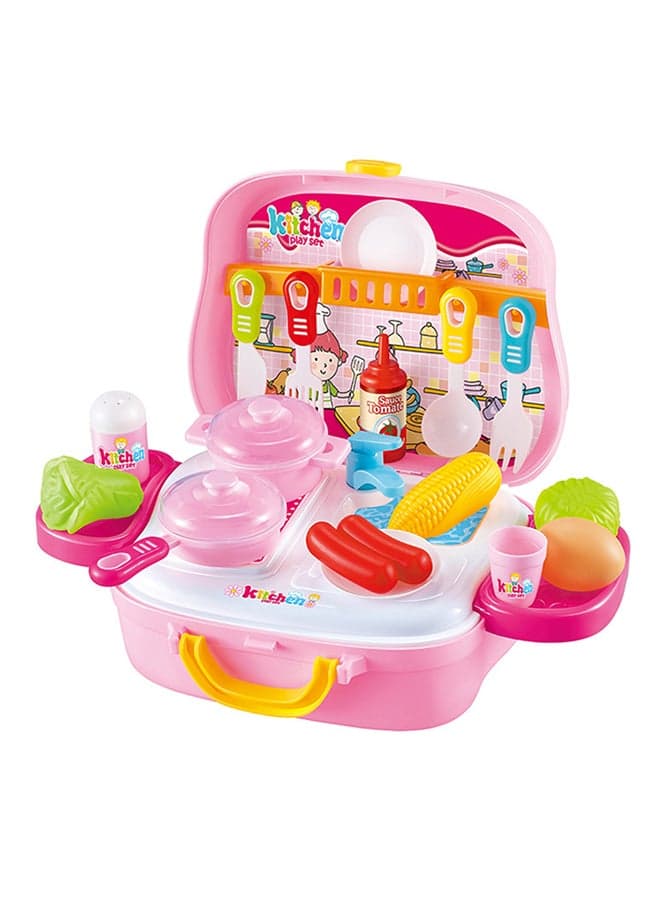 16-Piece Pretend Play Big Kitchen Cook Set