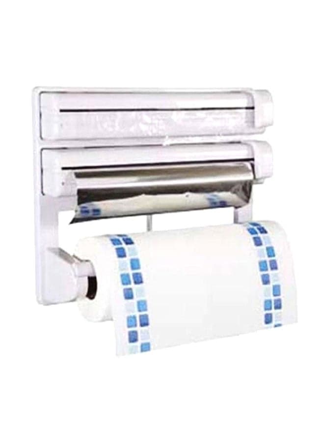 Triple Paper Dispenser White 232x164x32mm