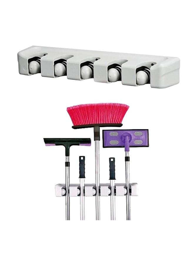 Multifunctional Wall-Mounted Holder White 45x6x7.5cm