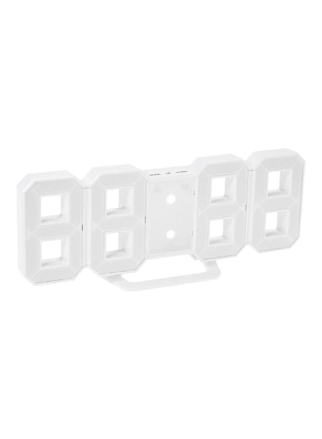 Multifunctional Large Led Digital Wall Clock White 212x83x35cm