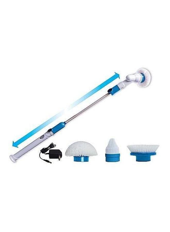 Spin Scrubber With Multiple Tools White/Blue/Black