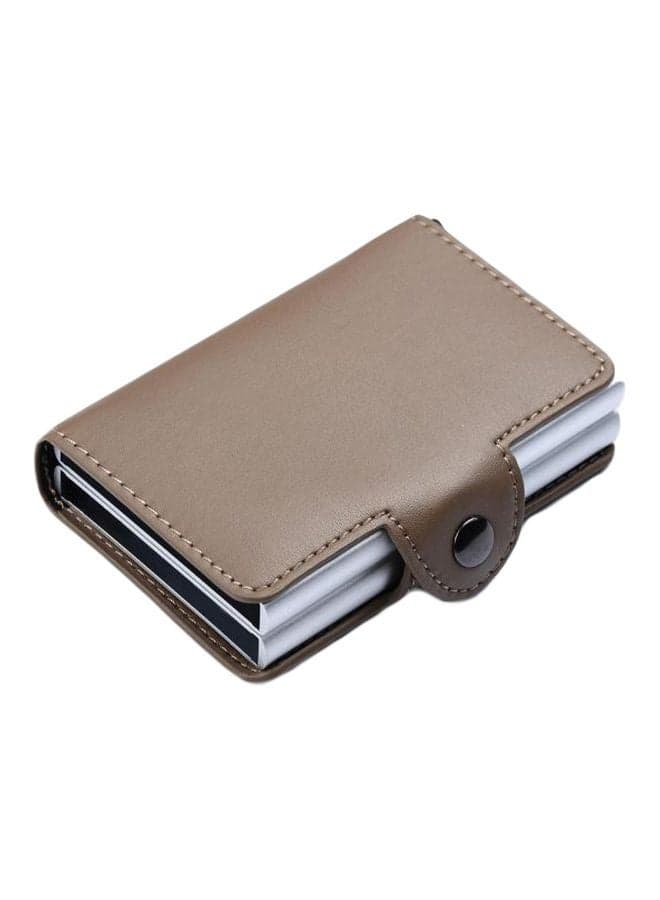 Anti Theft And Automatic Smart Card Holder Grey