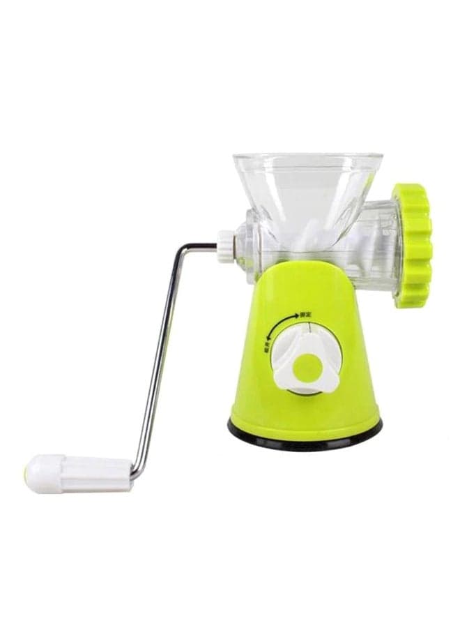 Multi-Function Manual Juicer Meat Grinder Fruits Vegetables Manual Churning Machine Multicolour