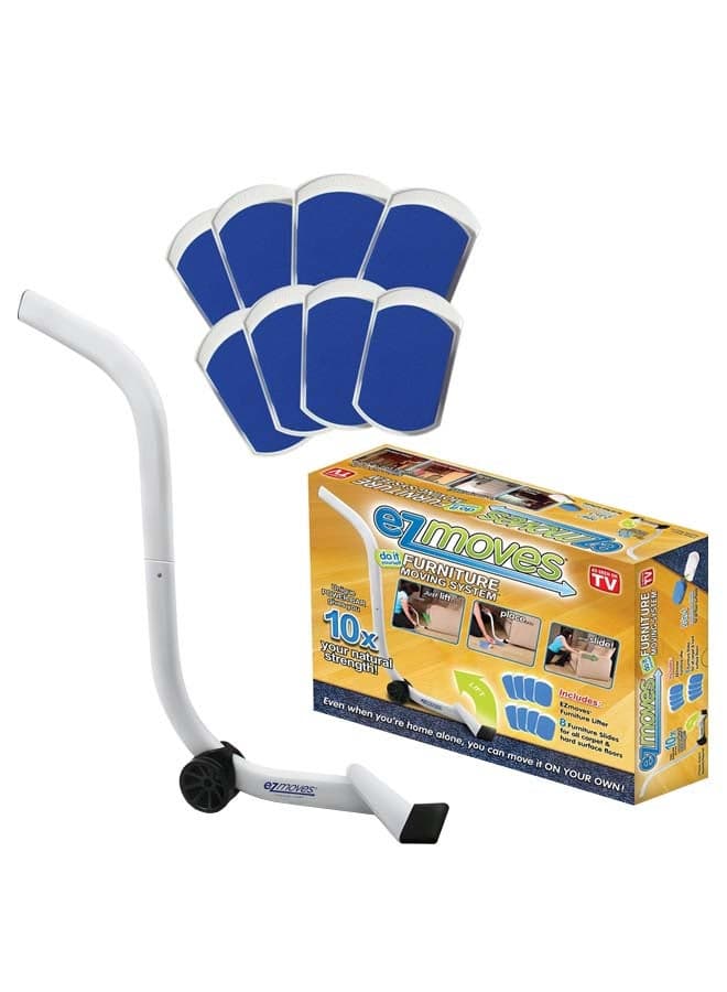 Furniture Moving Pads System White