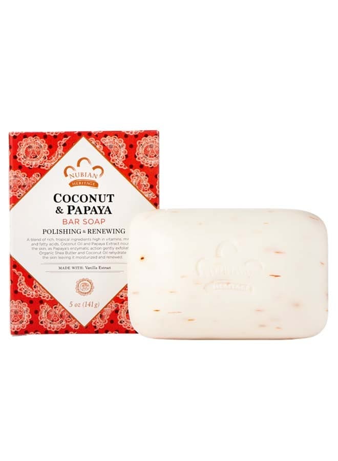 Coconut & Papaya Bar Soap 141grams
