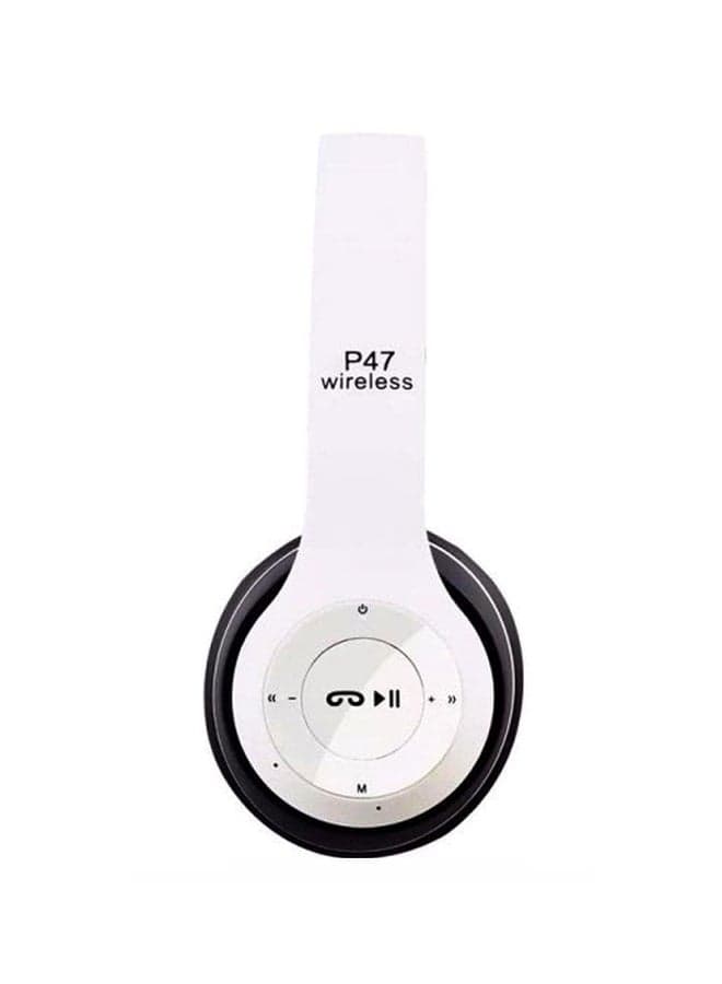 P47 Bluetooth Headset White/Black
