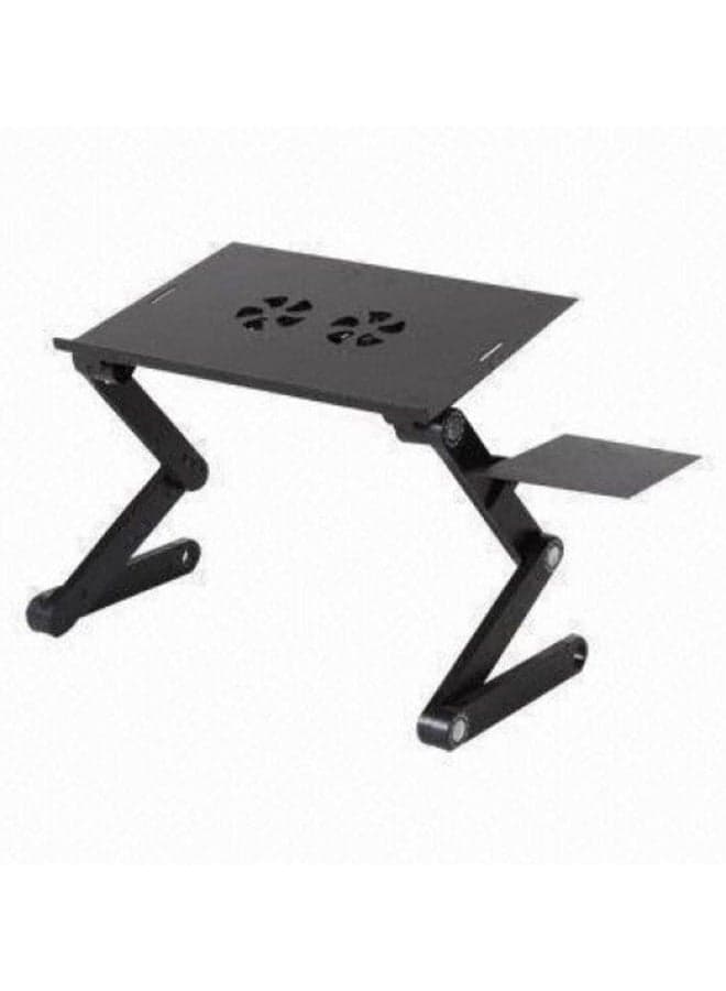 Foldable Laptop Stand With 2 Cooling Fan E Table
