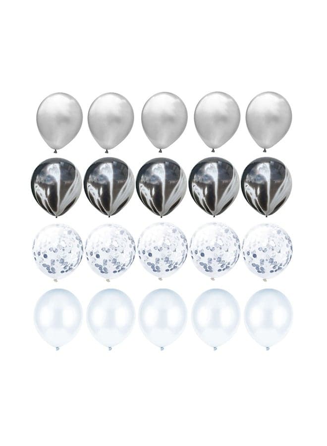 20-Piece Decorative Party Balloons 12inch
