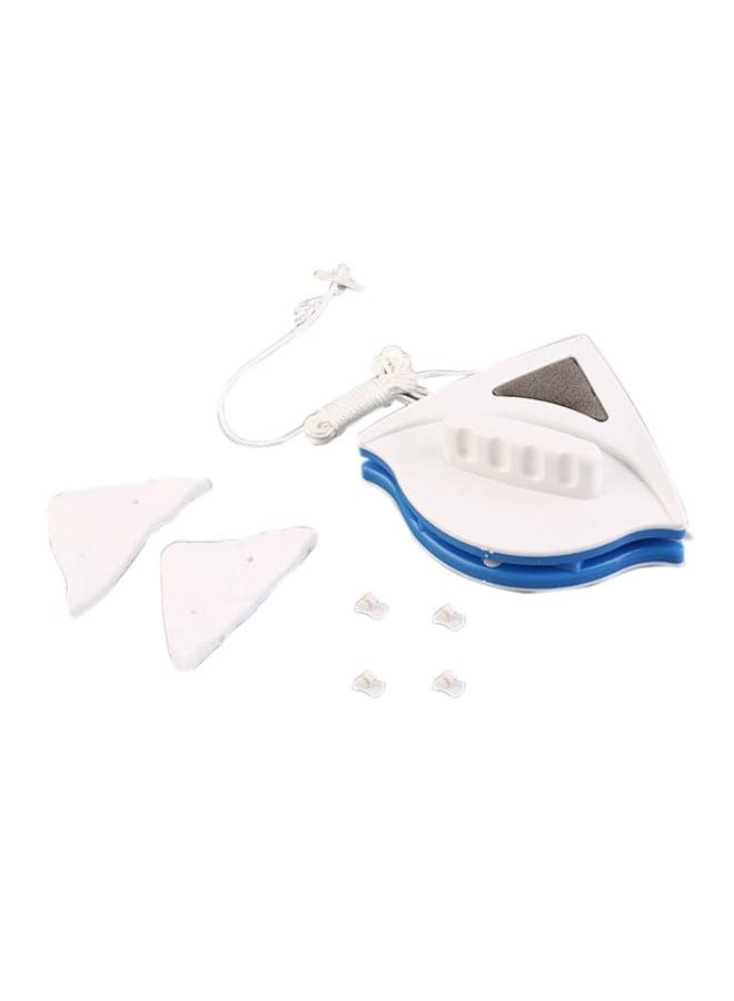 Adjustable Double Faced Glass Cleaner For Double-Layer Glass Cleaning Tools White