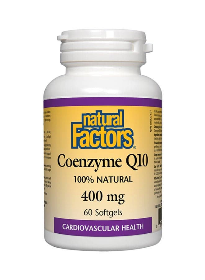 Coenzyme Q10 400 Mg 60 Softgels