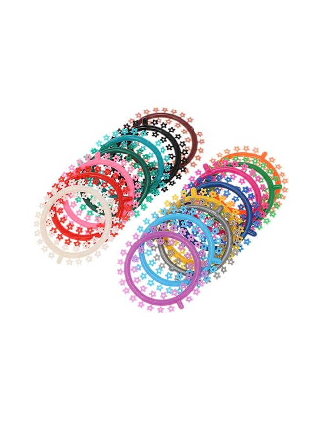 25-Piece Dental Orthodontic Ligature Ring Multicolour 58grams
