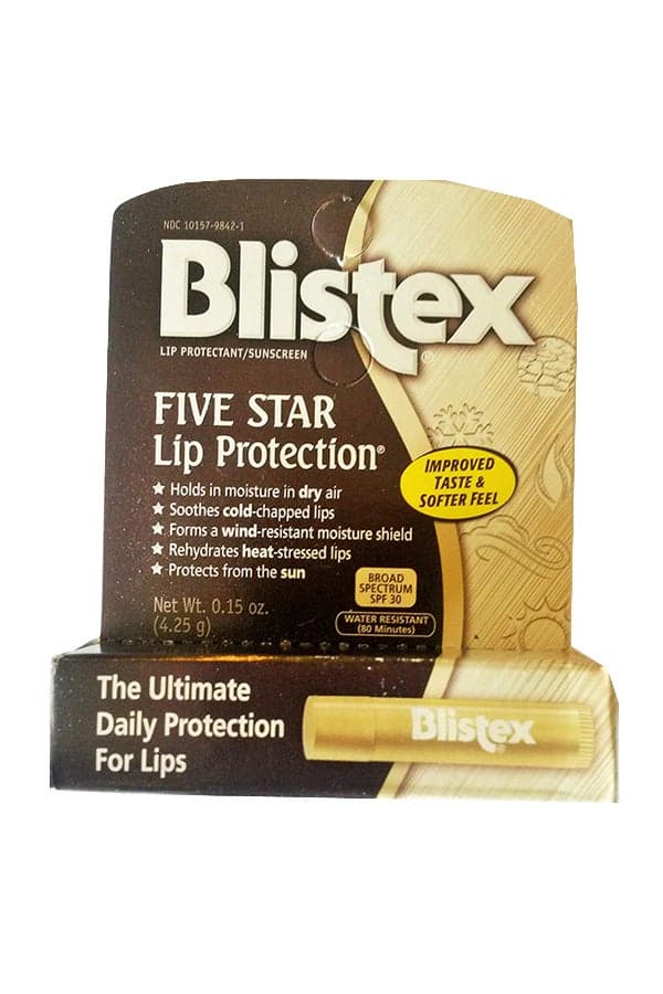 Pack Of 3 Five Star Lip Protection With Improved Taste and Softer Feel, SPF 30
