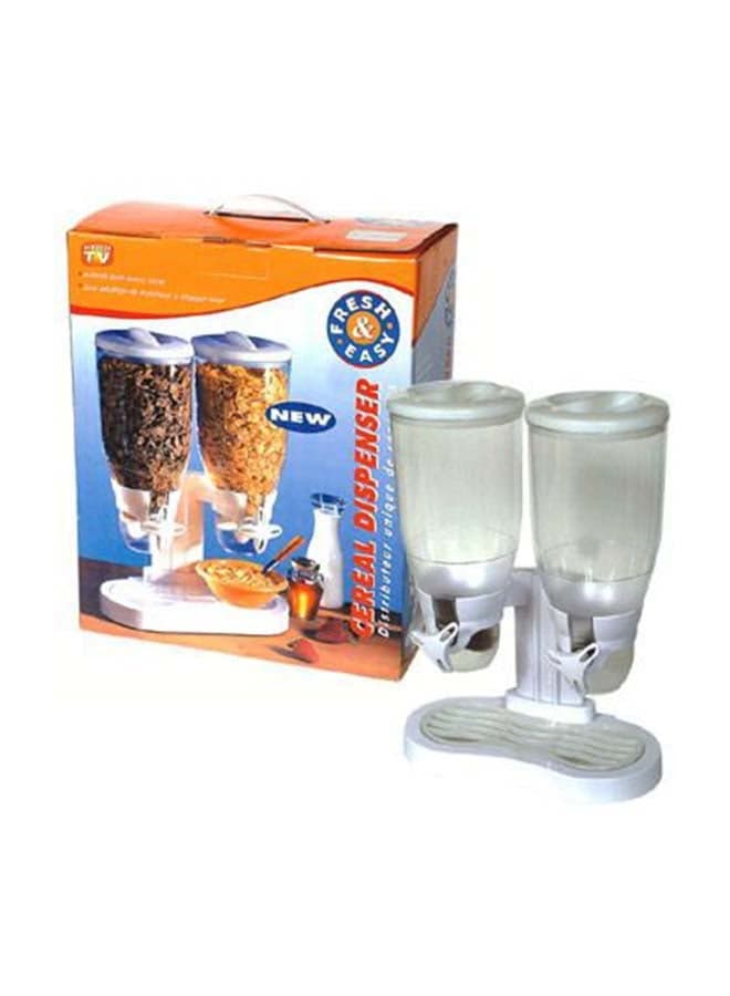 Double Cereal Storage Container