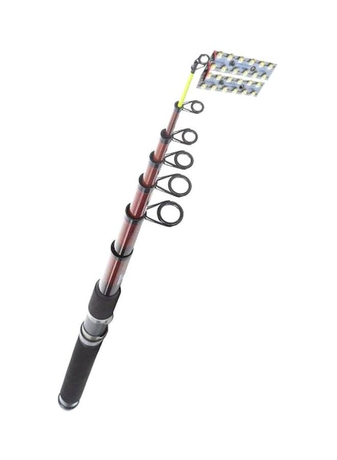 Fishing Rod Camp Light Black/Silver/Red