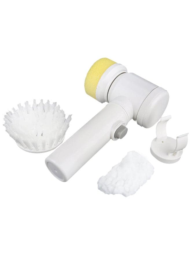 5-In-1 Electrical Cleaning Brush White/Yellow