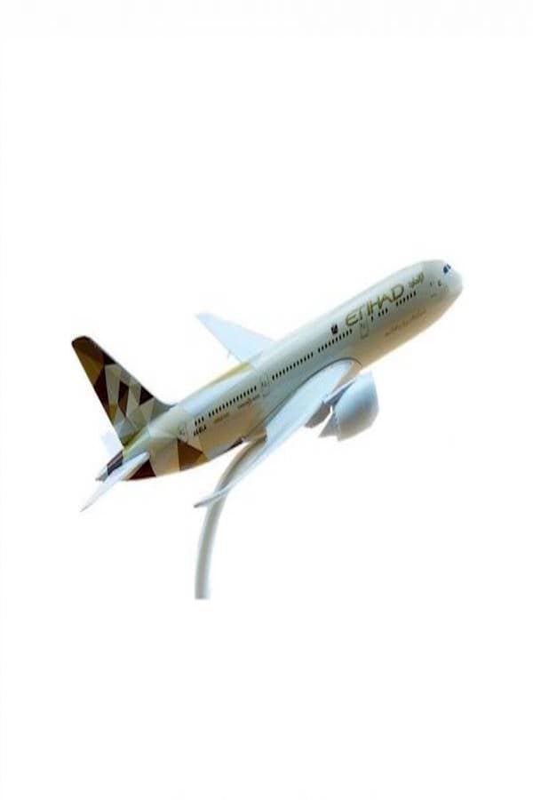 Artemis Aviation Etihad Airplane Statue B787 20centimeter