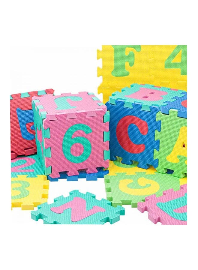 36-Piece Play Puzzle Rubber Mat