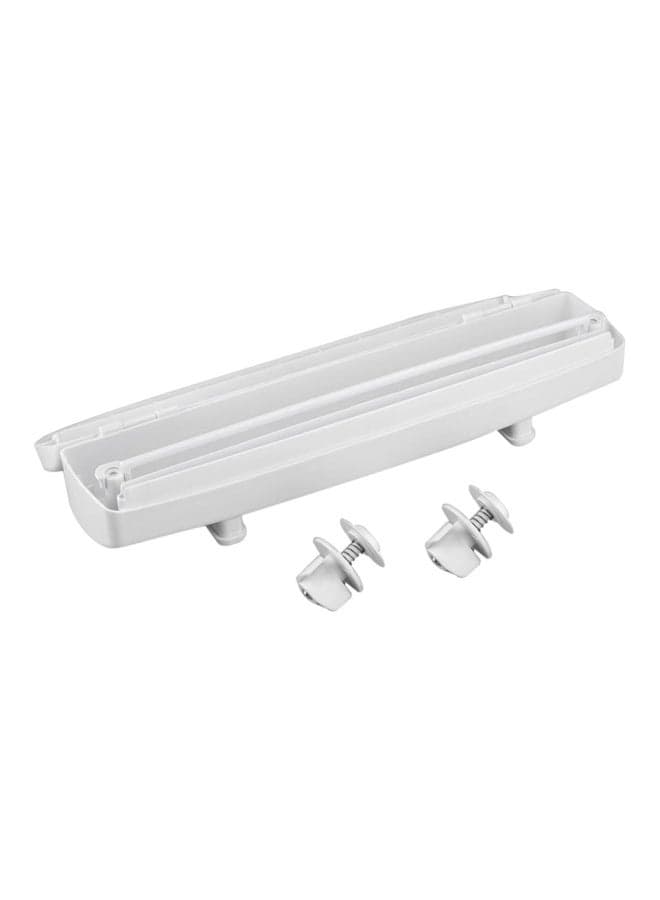 Food Cling Wrap Foil Dispenser White 3.8x1x1cm