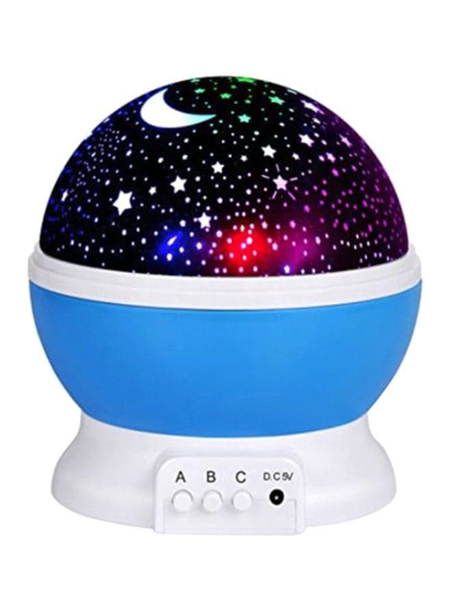 Rotating Moon Sky Projection LED Night Light Multicolour 13 x 14.5cm