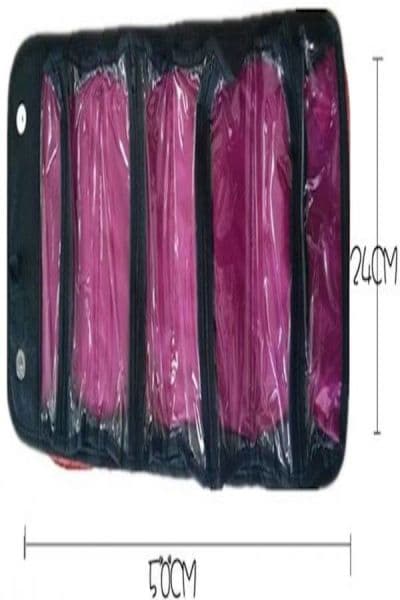 4-In-1 Roll N Go Cosmetic Bag Black