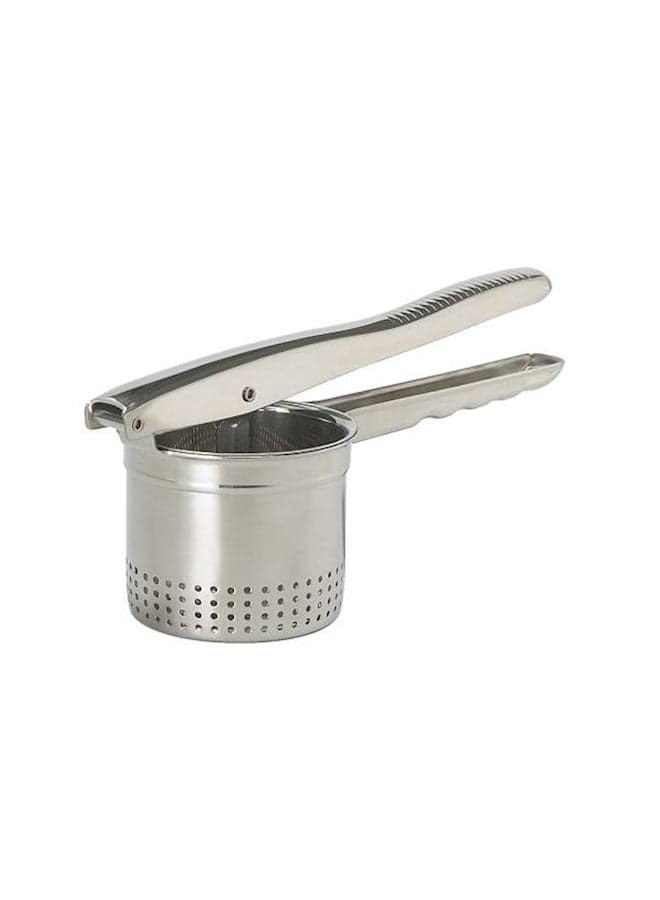 Stainless Steel Potato Press Silver 700grams
