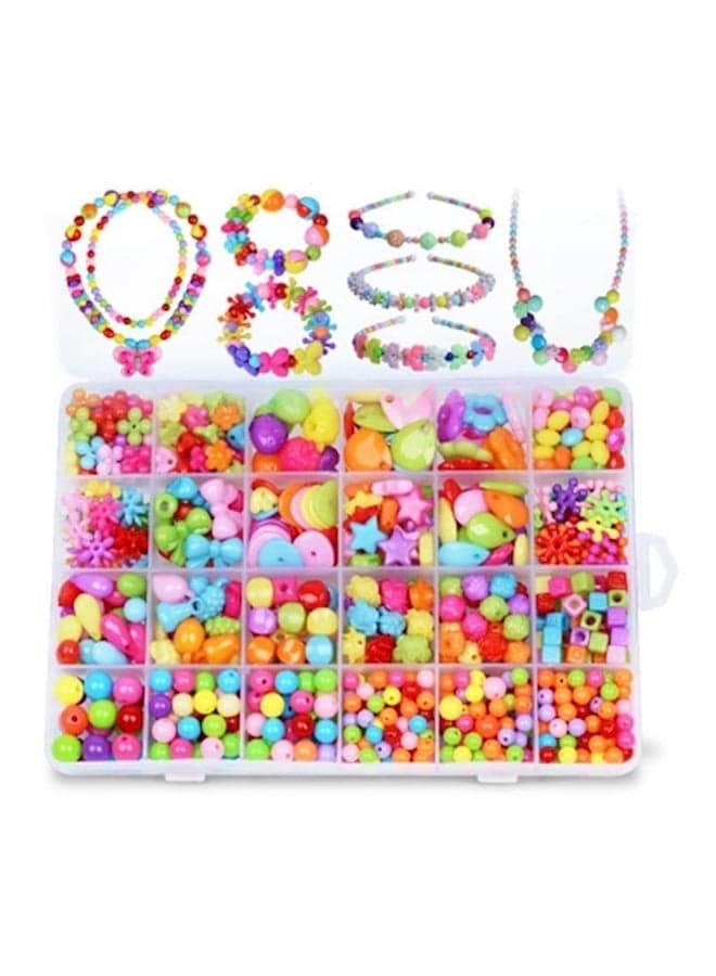 24-Lattice Acrylic Beads