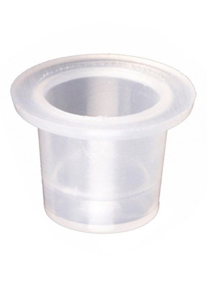 100-Piece Tattoo Ink Cup Caps Set Clear