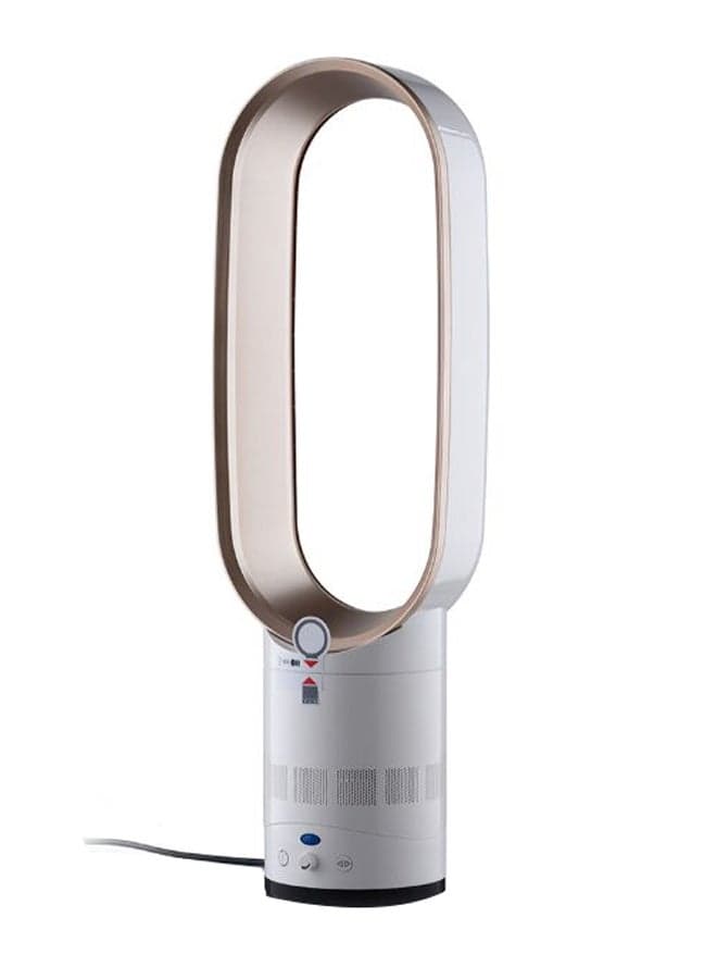 Super Quiet Bladeless Remote Control Fan 1111652 Gold/White