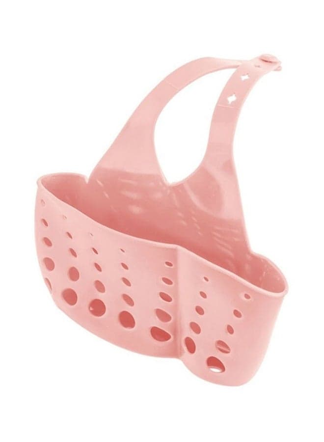 Kitchen Rack Drain Basket Pink