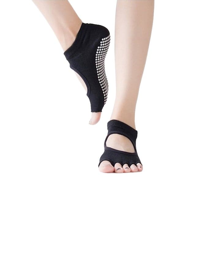 Half-Toe Non Slip Yoga Socks