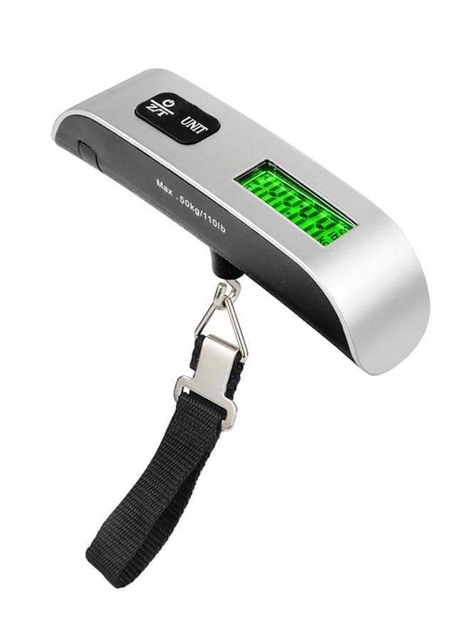 Portable LCD Digital Weight Scale Silver/Black